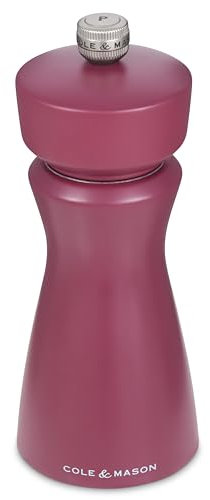 Cole & Mason Kenton Molinillo de Sal y Pimienta, Pimienta de Sichuan, Molienda Ajustable, Mecanismo de Cerámica Duradero, Incluye 1 Molino, 15 cm