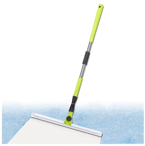 Tira Acqua Pavimenti, Con Manico Lungo 130 Cm Scopa Magica Spazzatrice, Scopa a Secchiello per Pavimenti Per Pavimenti in Cemento,Piastrelle Del Bagno,Large:50×130cm