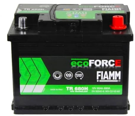TR680H BATTERIA AUTO FIAMM eco-FORCE AGM START&STOP 60Ah 680A 242x175x190