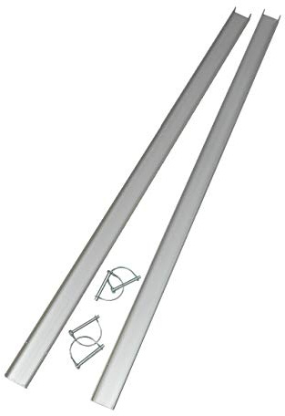 Uniko 6in1 Aluminiumschienen - 1er Set für eine Uniko 6in1 Faltrampe | verwandelt eine Uniko 6in1 Faltrampe in eine Auffahrschiene