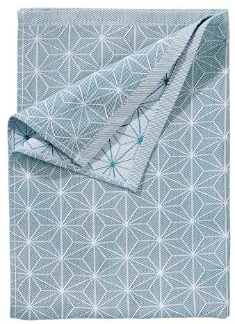 BUTLERS 3er Set Geschirrtücher Baumwolle - Fjord - | Farbe Blau - 50x67 cm - Küchentücher zum Abtrocknen von Besteck - Spültücher für Gläser - Saugstark