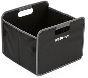 BERGER Culina Klappbox Aufbewahrungsbox Organizer │faltbar, klein und platzsparend, zum Verstauen, Organisieren, Tragen von Einkäufen im Wohnmobil und Wohnwagen (24 Liter)