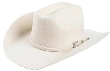 MQMYJSP Wolle Vintage Western Cowboy Hut für Herren Gentleman Cloche Church Caps Jazz Hüte Sombrero Beige 56-58cm M