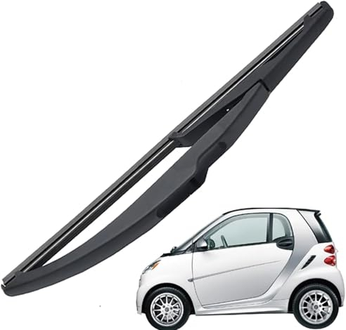 HHAWYY Scheibenwischer Heckwischerblatt für Smart Fortwo Coupe 451 2007-2014, 10 Heckscheibenwischer Heckscheibenwischerblatt Heckscheibe Wischerblatt