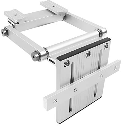 XHTLLO Système De Rail De Guidage De Scie Circulaire à 2 Couches Pour le Travail du Bois, Rails Robustes En Alliage D'aluminium Avec Réglage De Levage Pratique