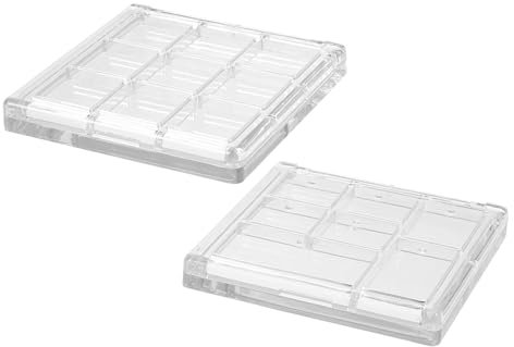 Mikinona 4stücke Transparent Lidschattenbehälter Kosmetikboxen Leere Lippenstiftboxen Make-up-organizer Für Reisen Und Alltag Lagerung Für Lidschatten Puder