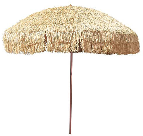 Garden parasols Paraguas Playa Paja Extra Grandes 3 metros/10 pies, parasolas Mesa de Mercado al Aire Libre para jardín, césped, Patio, balcón, Porche y Piscina Outdoor parasols
