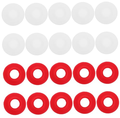 Mobestech 20pièces Silicone Bottle Cap Gaskets Leakproof Seals for Beer and Soda Bottles Home Brew Replacement Sealing Rings Silicone for Leak Prevention