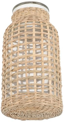 HOLIDYOYO Vaso in Vetro Vaso Per Fiori Decorazione e Ufficio Contenitore Per Composizioni Floreali