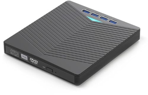 Uxsjakjsd External Read/Write Blu-Ray Drive for Blu-Ray Burner DVD Writer Functionality Player