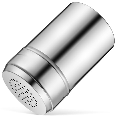 Gatuida Contenitore per Spezie in Acciaio Resistente Grande Saliera e Spargisale da Cucina con Dosatori Bottiglia per Condimenti per Sale Zucchero Adatta Cucine Professionali e Casalinghe