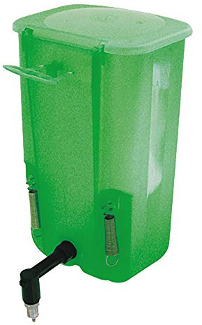 Kleintiertraenke aus Kunststoff, 1 Liter, Sauger im 90 Grad Winkel, mit Anti-Tropf-Mechanismus