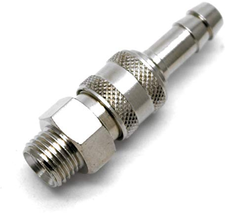 continental/1stserie 1/4 BSPM to 8mm i/d Hose Quick Release propane/butane gas Fitting
