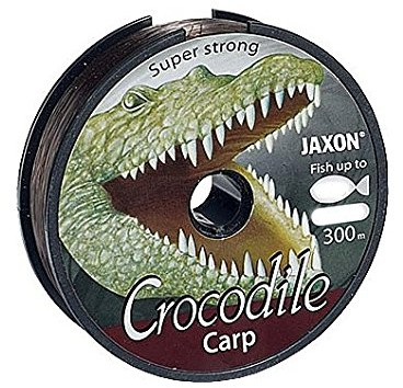 Jaxon Angelschnur Crocodile CARP 600m Spule 0,25-0,35mm Monofile Karpfen Schnur (0,025€/m) (0,325mm / 18kg)