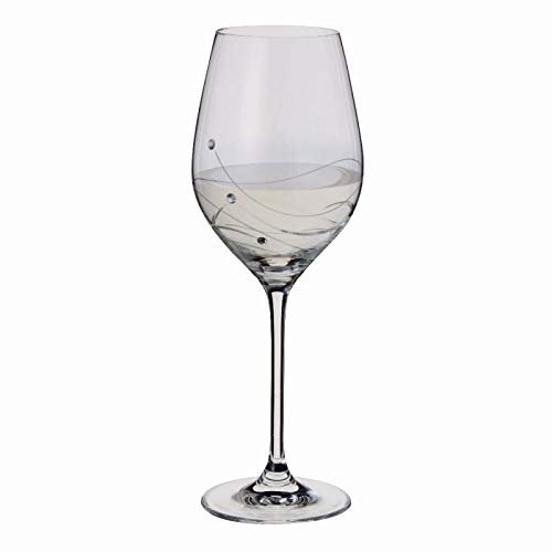 Personalised Dartington Any Occasion Glitz Wine Glass with Crystals - Add Your Own Message Free Engraving