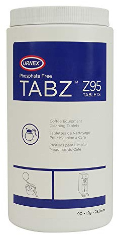 Urnex Tabz Z95-90 Count - Coffee Equipment Cleaning Tablets