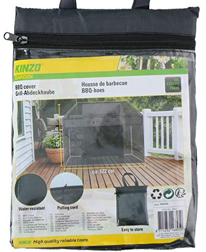 Kinzo Grillabdeckung - Abdeckung für Grill - 122X71X76cm