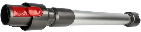 vhbw Staubsaugerohr kompatibel mit Dyson SV10 | V10, V11, V11 Outsize, V15 Detect Absolute Staubsauger - 44,5 - 66,5 cm lang, Silber