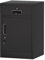 JINGUR Metal Storage Cabinet with Locking Door and Drawer, Lockable Drawer Chest with Adjustable Shelf for Home Office Bedroom Living Room (Black)