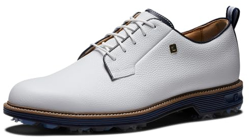 FootJoy Premiere Series Field golfskor för män, Vit marinblå, 46 EU