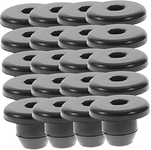 WOFASHPURET 20Pcs Rubber Hydraulic Jack Oil Filler Plugs Leak Resistant Seals for Floor Jack Replacement Easy Installation
