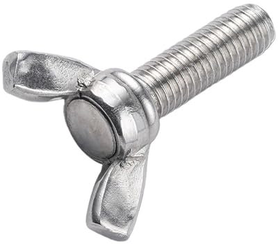1 Stücke M4 M5 M6 Schrauben 304 Edelstahl Schraube Handfest Schraube Flügelschraube Handdrehschrauben(12 mm,M4)