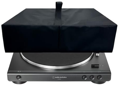 KOSTOO Turntable Dust Cover Protective Cover Record Player Case Sleeve Compatible with Audio-Technica LP60XBTBK/LPW50BTRW/AT-LP60X-BK/AT-LP3XBT-BK Belt-Drive Turntable