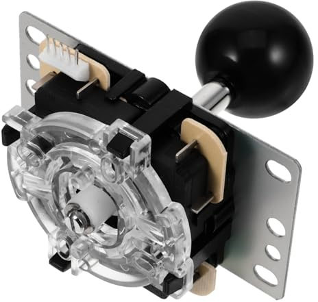 Milisten Joystick de Jeu D’arcade Circuit Imprimé Abs Noir, 1 Set | Vibration, Opération Plus Précise, Fiabilité Accrue, Expérience de Jeu Réaliste, Pièce de Remplacement Réutilisable