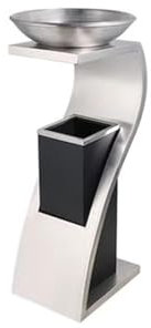 Papelera para Exterior Papeleras Grandes Hotel Hotel Ktv Vestíbulo Vestíbulo Departamento de Ventas Pasillo Ascensor Vertical Acero Inoxidable con clasificación Papelera para Patio