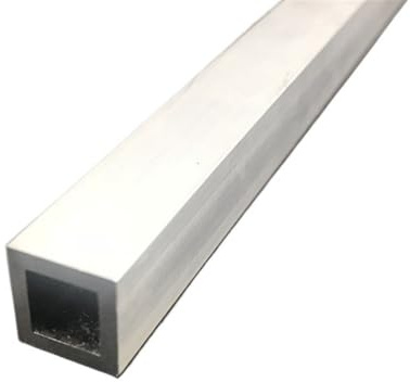 Industry Rectangular Aluminum Tube Profile 6063 Aluminum Alloy Square Pipe 15x40x2mm 15x50x1.2mm 16x16x1mm 18x18x1mm Construction(245mm x 20mm x 25mm x 1mm)