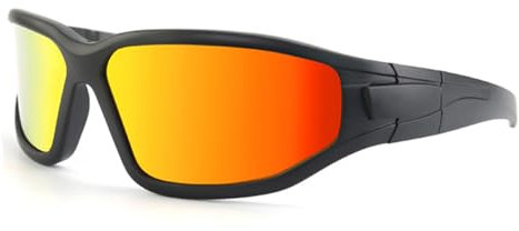 Lunettes de sport multifonctionnelles, unisexe, polarisées, lunettes de protection, lunettes de sport, faciles à transporter pour les modes de vie actifs