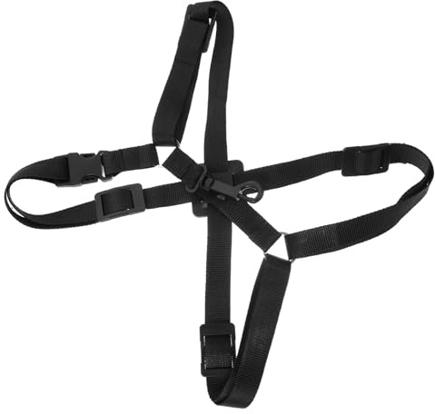 KAILIKETIY Verstellbarer Saxophon Schultergurt Gepolstert und Leicht Schwarz aus Kunststoff und Nylon und Auszuziehen Passend für Alt und Tenorsaxophone