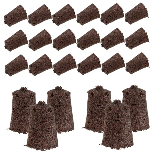HANABASS Idrica per Blocchi Torba di Coltivazione Marrone Cocco e Ritenzione 30 Pezzi Senza Terreno Versatili Kit Piante da Coltivare e Forniture Giardinaggio