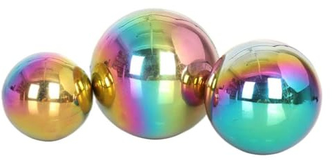 BESTonZON Mirror Surface Balls 3pcs Stainless Steel High Brightness Sphere