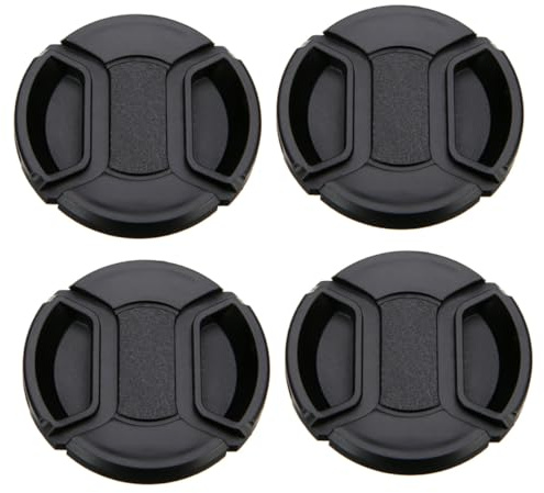 DIYEAH 4pcs Lens Cover Professional Camera Lens Protector for Outdoor Photography