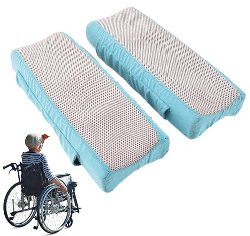 Fundas para reposabrazos de silla de ruedas, repuesto de cojín, almohadillas lavables para brazos de silla, para mujeres, adultos, personas mayores, cuidado del hogar, enfermería, al aire libre