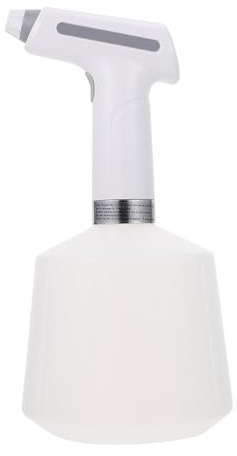 DIYEAH Regadera pulverizadora eléctrica 1.5L para jardinería doméstica, pulverizador de agua para flores y plantas, recipiente para riego resistente y duradero, uso en patios e invernaderos