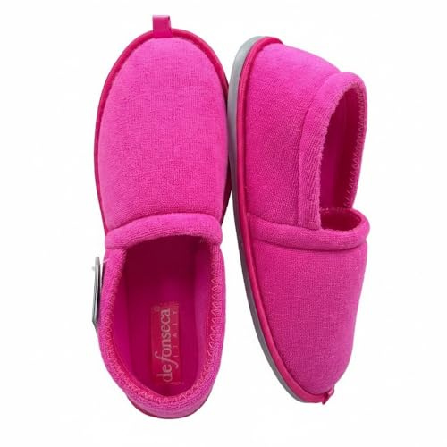 de fonseca Pantofole Mocassino in Spugna per Uomo, Donna e Bambini – Ciabatte da Casa Chiuse, Extra Flessibili e Profumate – Scarpe da Interno Lavabili, Fresche e Traspiranti con Suola Antiscivolo