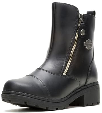 Harley-Davidson Women's Amherst 5.5-Inch Motorcycle Boots D84236 (Black, 9)