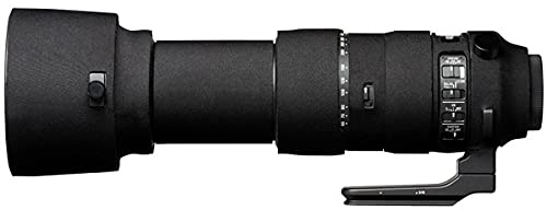 easyCover - Lens Protection Camouflage Cover - Objektivschutz - Schutz für Ihr Kameraobjektiv - Geeignet für Sigma 60-600mm F4.5-6.3 DG OS HSM | S - Schwarz