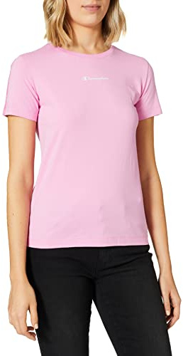 Champion Velvet Block - Camiseta para Mujer Fucsia S