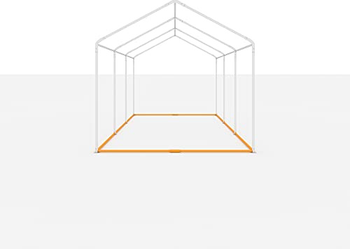 TOOLPORT Universal Bodenrahmen 3x4 m Grundrahmen für Partyzelt, Pavillons, Zelte