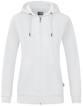 JAKO Corporate Teamwear Kapuzenjacke Organic – Sweatjacke für Damen aus weicher Baumwolle, 60°C waschbar & formstabil, ideal für Beruf & Freizeit