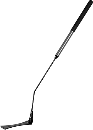 Walensee Sense Sägezahngras Wildwuchssense, Sensensichel für Mähen von Gras Getreide, Unkraut, Handsense, Kleinsense, Gartensense Waldsense Unkraut Sichel mit weichem Gummi für Garten