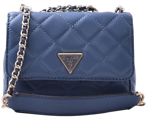 GUESS Damen Tali Convertible Flap, Mini-Crossbody-Klappe, Schiefer