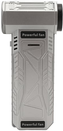 Qcwwy Soffiatore Elettrico per Spolverino, Mini Ventilatore Portatile Senza Fili Portatile da 150000 Giri/min Ventilatore a Secco Senza Spazzole per Rimuovere la Polvere, Tastiera del