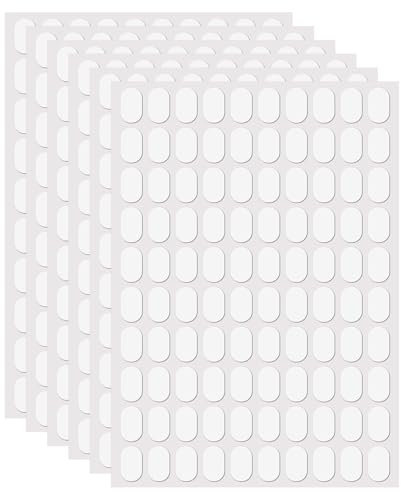 QUARKZMAN 600 Stück Klebemasse für Wandmontage, abnehmbarer Klebemasse-Poster-Kleber, doppelseitige Montage-Klebemasse zum Aufhängen von Bildern und Museumskunst (8mm x 13mm)