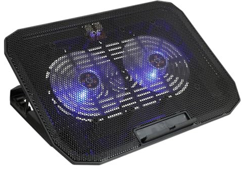 UKCOCO 1pc Silent Laptop Cooling Pad Multi-level Stand Notebook Radiator for Office School Gaming Fan for Efficient Heat Dissipation