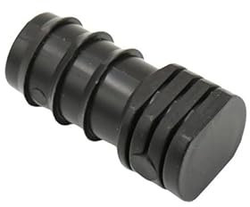 50 Uds. Conectores de extremo de enchufe de manguera de jardín, tapón de riego de 25MM, sello de agua, accesorios de tapón de cierre de 3/4 , tapón de riego por goteo