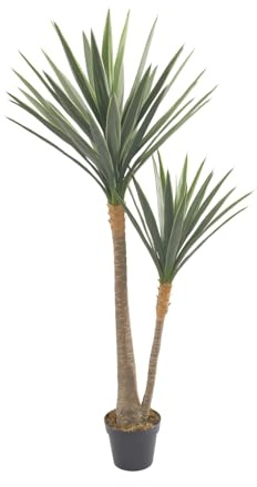 Bonerva | Yuca Deco 150 cm Altura | Planta Artificial para Decorar Interiores: hogares, Negocios y hoteles | Sin Mantenimiento